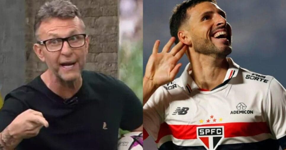 Neto para Os Donos da Bola na Band com reforço de camisa 9 no São Paulo para esquecer Calleri