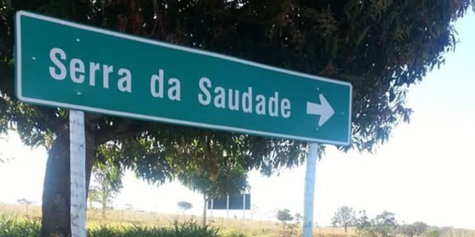 Serra da saudade (Foto: Reprodução / Anna Lúcia Silva/g1)