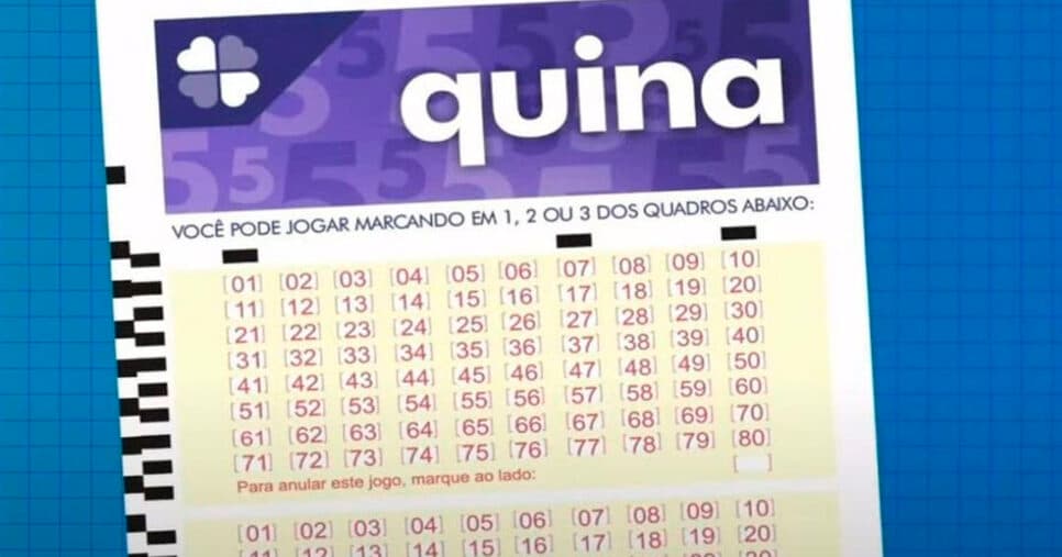 Confira os números sorteados na Quina no concurso 6731, nesta sexta (16)