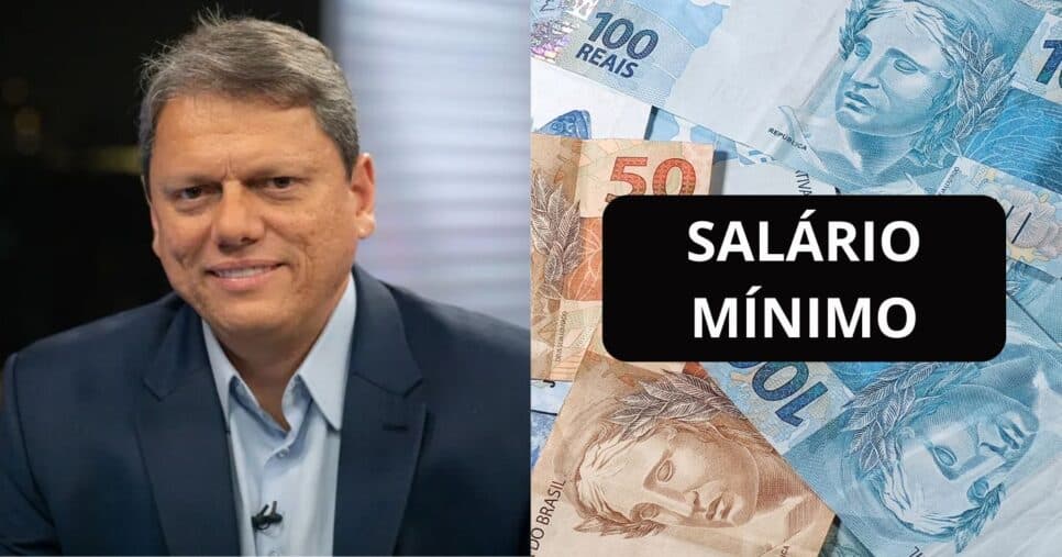 Tarcísio reajustou o salário mínimo de SP em 10% em 2025: Projeção revela quando valor deve mudar em 2026