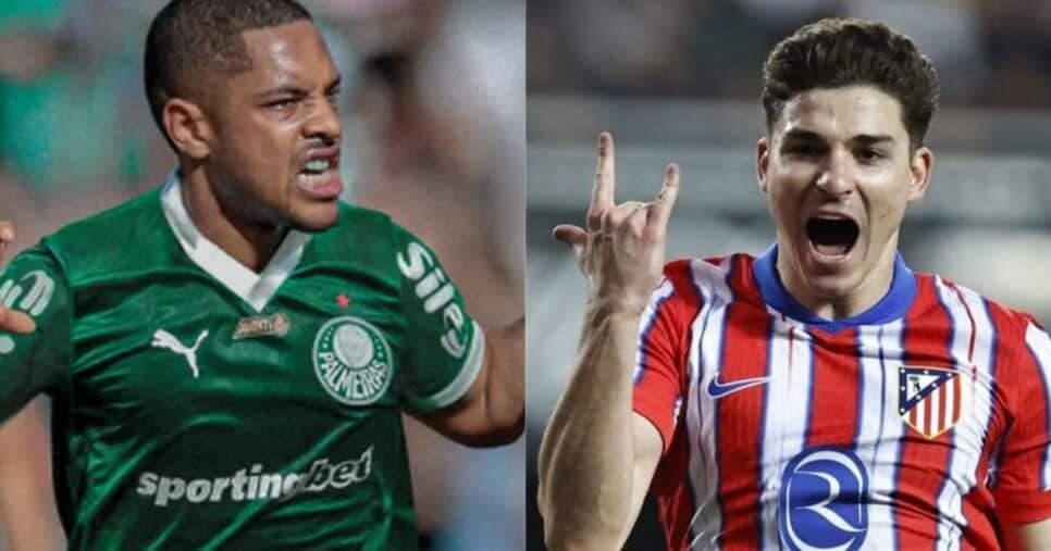 R$128M para substituir Vitor Roque: Contratação de Julian Alvarez é armada para vestir verde em 2025