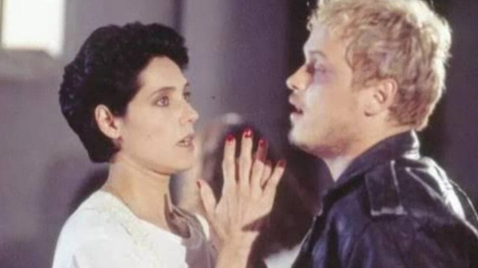 Diná (Christine Torloni) e Alexandre (Guilherme Fontes) em cena de A Viagem (Foto: Reprodução/ Divulgação, Globo)