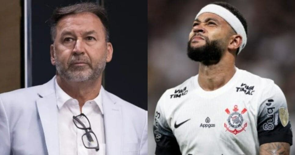 R$181M e ADEUS a Depay: Augusto Melo tem veredito sobre venda de atacante do Corinthians em 2025