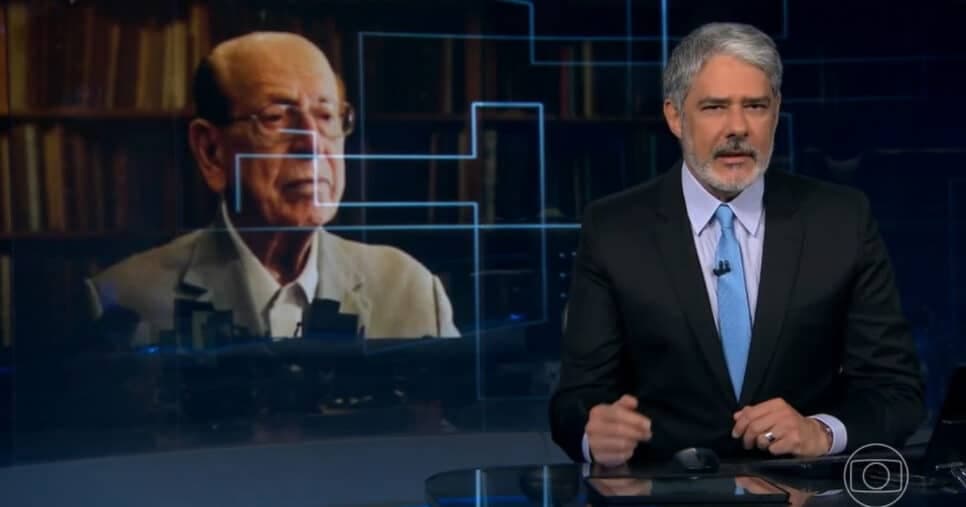 William Bonner fala sobre morte de figura brasileira importante (Foto: Reprodução/Globoplay) William Bonner fala sobre morte de figura brasileira importante (Foto: Reprodução/Globoplay)