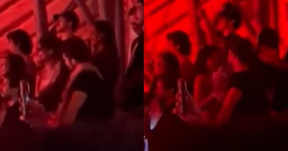 A famosa atriz reencontrou o ex-namorado (Foto: Reprodução/Montagem TV Foco)