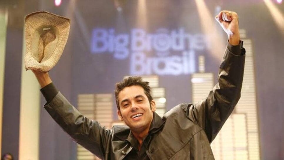 André Luís Gusmão de Almeida, o André Caubói, foi pioneiro na casa de vidro do BBB 9 (Foto: Reprodução/ TV Globo)