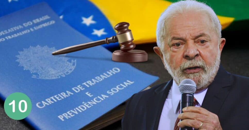 Nova lei trabalhista libera 10 faltas a CLTs, além do atestado, sem descontar 1 real do salário na era Lula