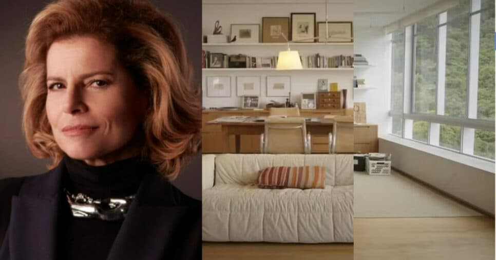 Vista para o Pão de Açúcar, academia e decoração retrô: Débora Bloch vive em apartamento faraônico no RJ