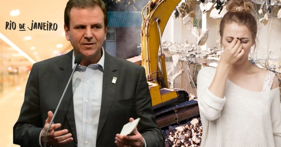 Eduardo Paes ciente: A demolição de shopping multimilionário no RJ deixa cariocas aos prantos