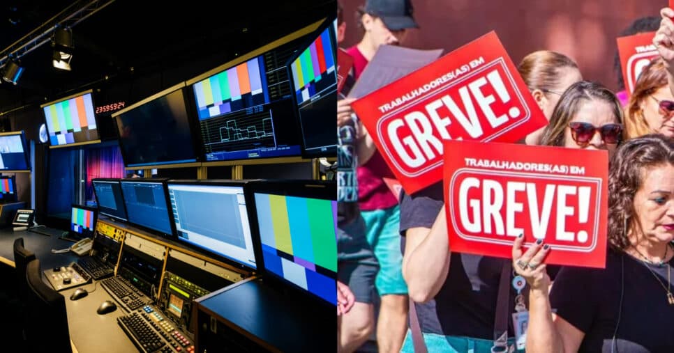 200 funcionários em greve, arrancada do ar e súplica por PIX: Emissora de TV afunda com 3 apelos