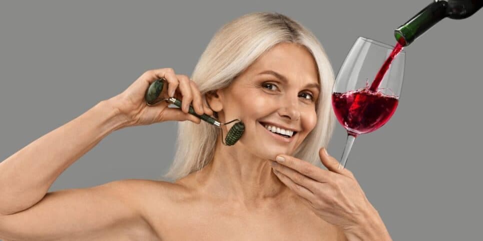 Vinho e +2 ingredientes garantem fim das rugas as idosas 60+