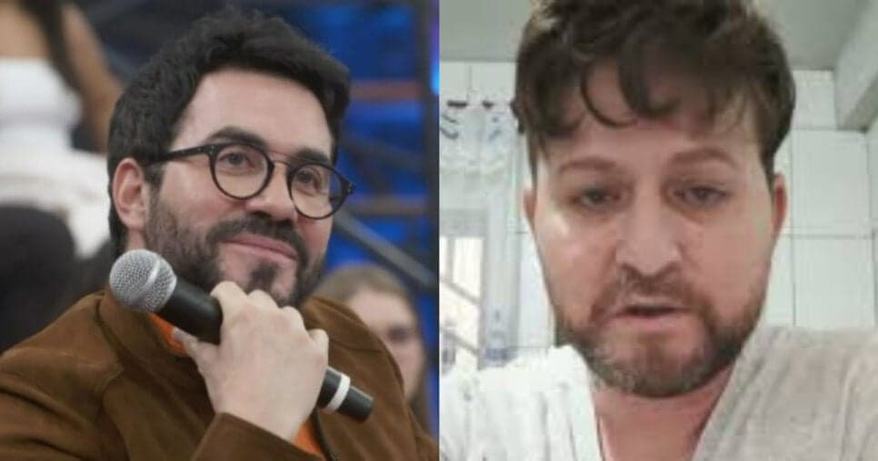 Rapaz expõe padre Fábio de Melo e diz estar vivendo um inferno (Foto: Reprodução/Montagem TV Foco)