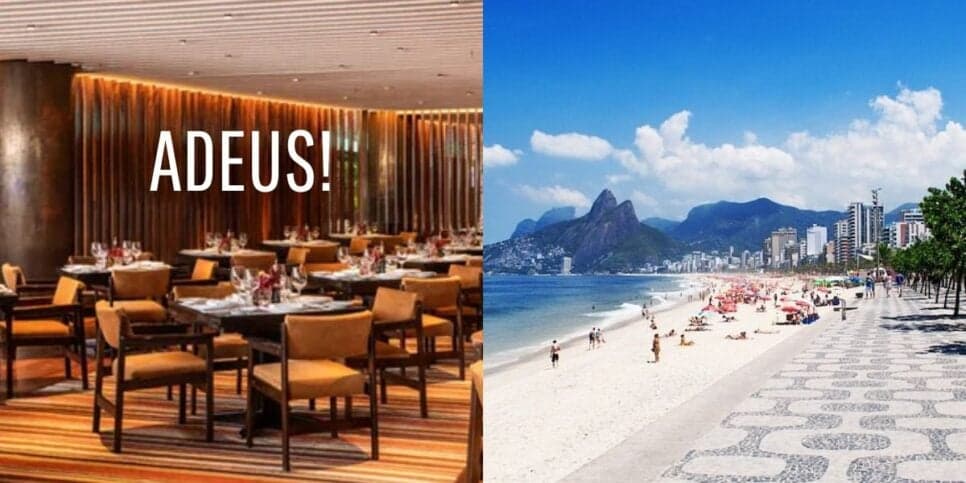"Infelizmente, não deu certo": Fim de restaurante nº1 do RJ chega em Ipanema em 2025 e abala cariocas