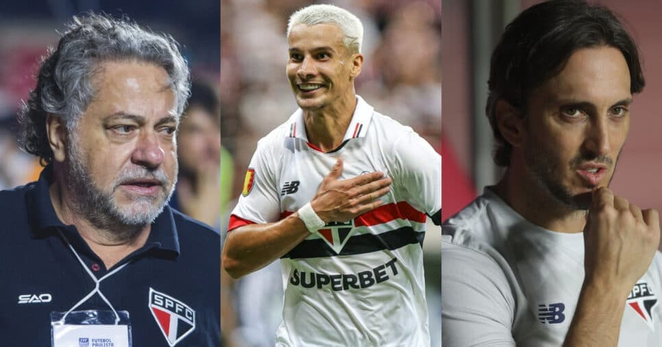Casares comunica Zubeldía sobre saída de Ferreirinha no São Paulo hoje (19/05)