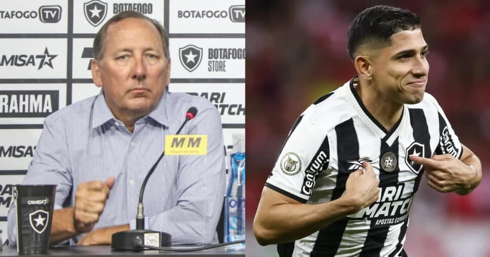 Rasteira em Textor: Time da série A libera PIX para arrancar dupla de Savarino no Botafogo