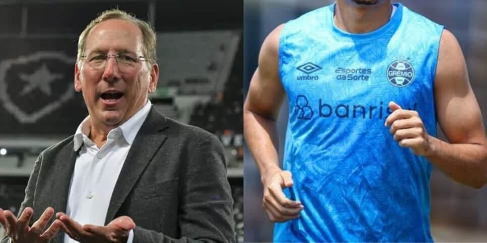 Rasteira no Grêmio: Textor libera PIX pra arrancar craque de R$ 21M das mãos de Mano e desfecho é confirmado