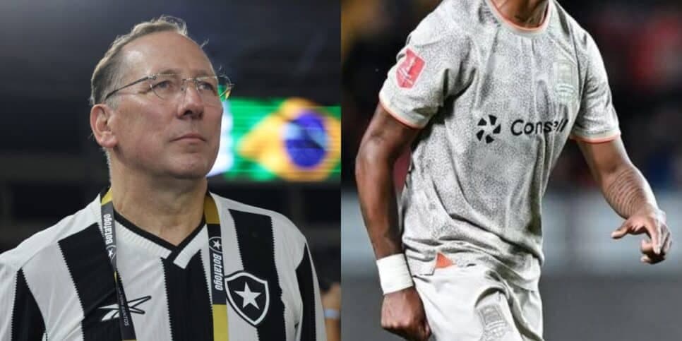 Textor libera PIX por reforço de R$ 9M para Renato Paiva no Botafogo