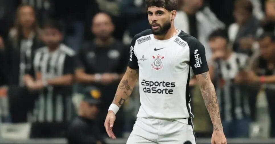 Yuri Alberto se machucou durante partida contra o Atlético-MG (Foto: Reprodução/ Internet)