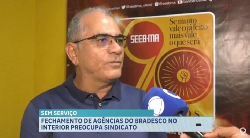 Sindicalista expõe a situação com desaprovação e expôs os pontos críticos do fechamento das agências do Bradesco 