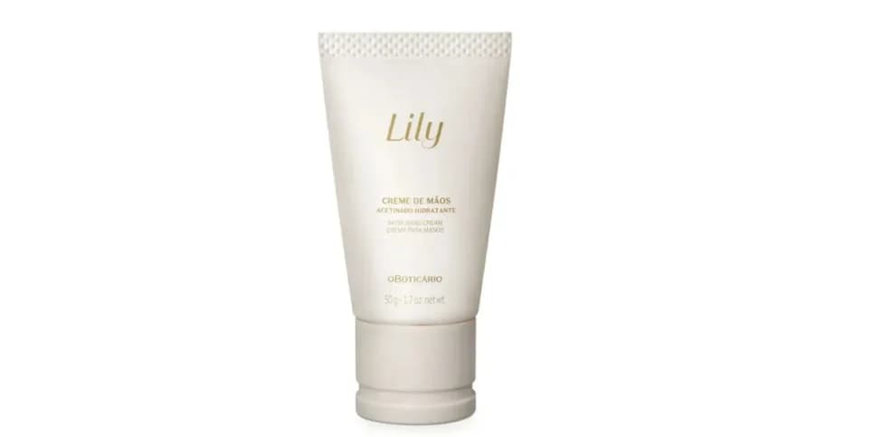 Creme de Mãos Acetinado Hidratante Lily (Foto: Boticário)