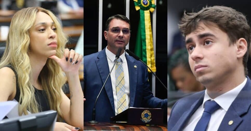 Salários de Erika Hilton, Flavio Bolsonaro e Nikolas Ferreira são difíceis de engolir