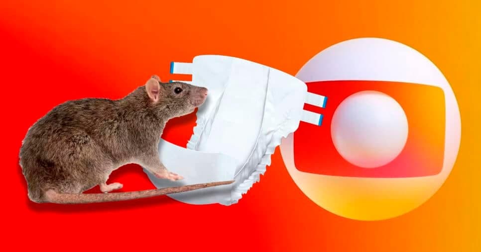 "Rato dentro da fralda": Globo desmascara marca popular com absurdo e até sangue do roedor