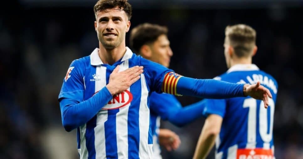 Javi Puado, alvo do Santos