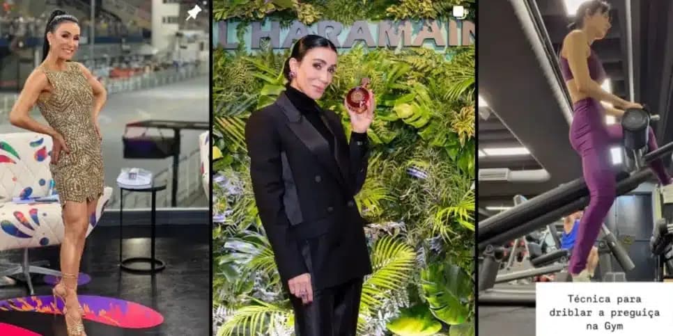 Michelle Barros hoje se dedica a dar dicas nas redes sociais e cobrir eventos como o Carnaval (Foto Reprodução/Globo)