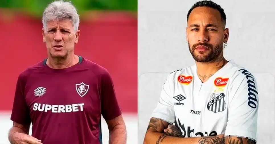 Adeus a Neymar: Renato Gaúcho arma rasteira por craque do Santos ao Fluminense