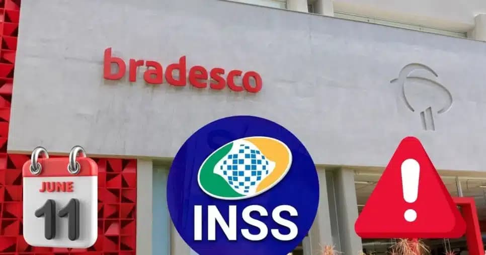 Aviso do Bradesco hoje 11/06 chega com alerta aos beneficiários do INSS