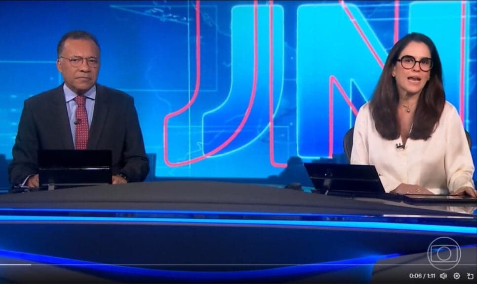 Jornal Nacional é derrubado às pressas na Globo e Ana Luiza traz plantão ao vivo: "Morte"