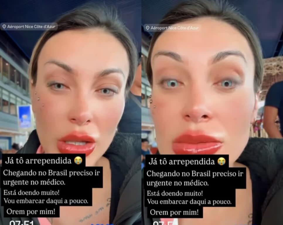 A famosa ex-apresentadora chamou atenção ao revelar fortes dores (Foto: Reprodução/Montagem TV Foco)