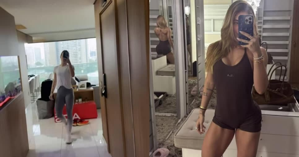 A famosa ex-mulher de Zé Felipe tem ficado em apartamento em SP (Foto: Reprodução/Montagem TV Foco)