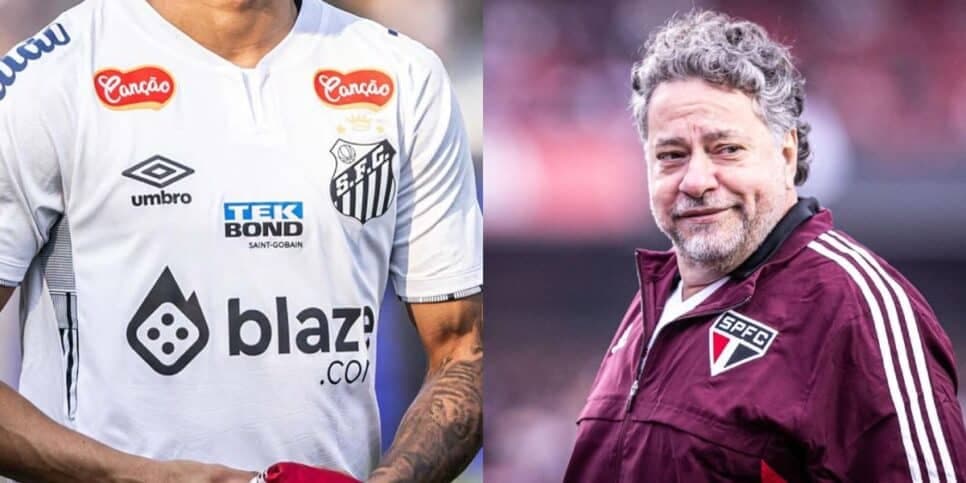 Pra jogar com Lucas: Casares libera PIX por contratação de craque do Santos no São Paulo
