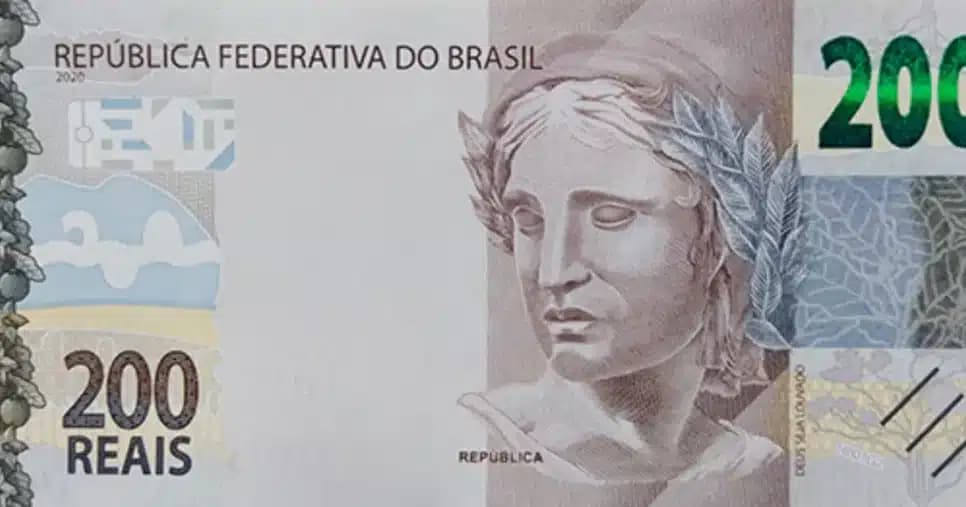 Cédula de R$ 200 - Foto: Internet