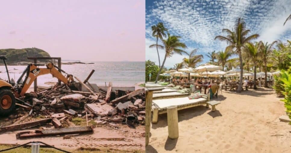 Demolição de quiosques em praia nº1 de Salvador (BA) abala trabalhadores