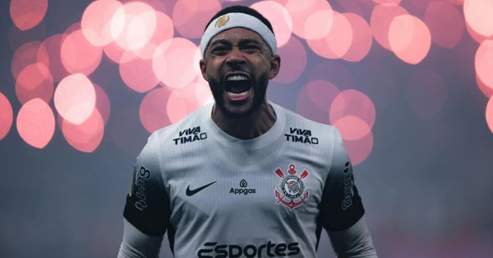 Corinthians emite comunicado sobre adeus de Depay por contrato (Foto: Ettore Chiereguini/AGIF)