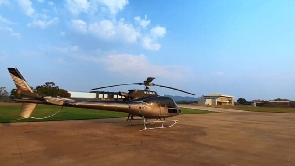 Aeroporto para aeronaves possui também hangar e pista extensa (Foto: Reprodução/ Instagram) Aeroporto para aeronaves possui também hangar e pista extensa (Foto: Reprodução/ Instagram)