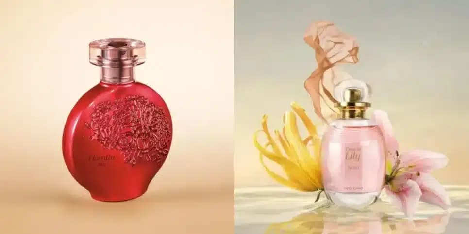 Floratta Red e Lily são perfumes Boticário (Reprodução: Internet) Floratta Red e Lily são perfumes Boticário (Reprodução: Internet)