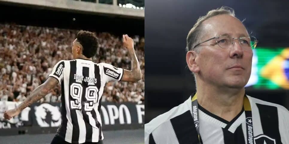 R$130M e Textor ciente: Igor Jesus está dando adeus ao Botafogo