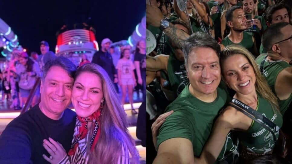 Jacqueline Brazil namora Luiz Carlos Jr. (Fotos: Reprodução/ Instagram)