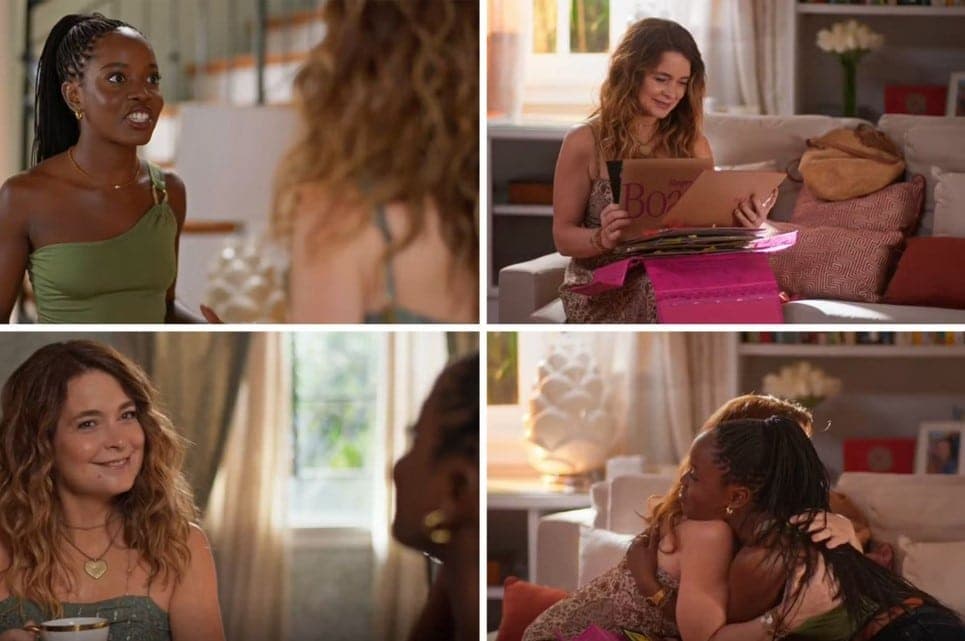 Leona (Clara Moneke) e Filipa (Cláudia Abreu) em Dona de Mim (Foto: Reprodução / Globo)

