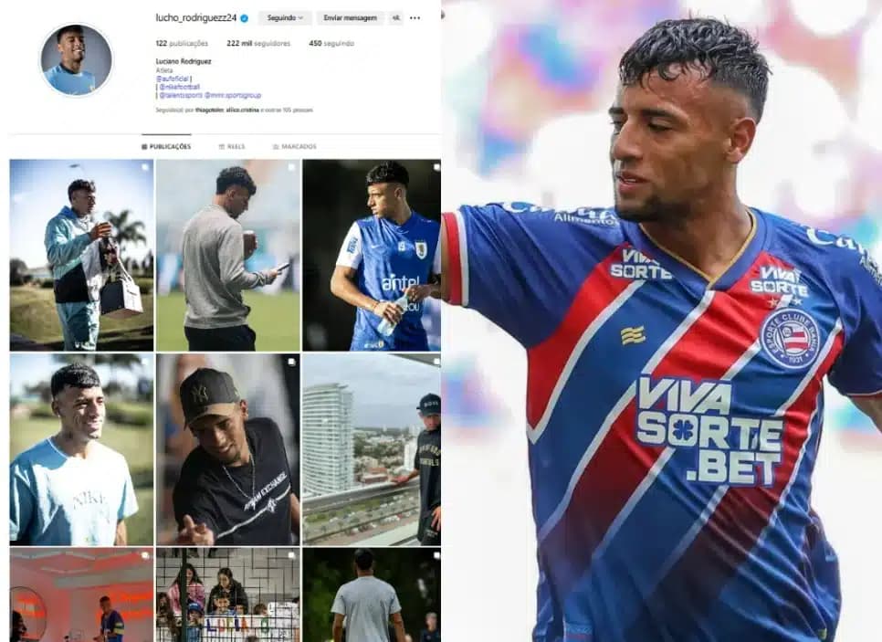 Lucho Rodríguez é craque do time de Rogério Ceni (Foto Reprodução/Montagem TV Foco)