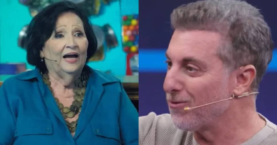 Dona Déa é surpreendida com pedido de casamento no Domingão com Huck: “Quero casar''