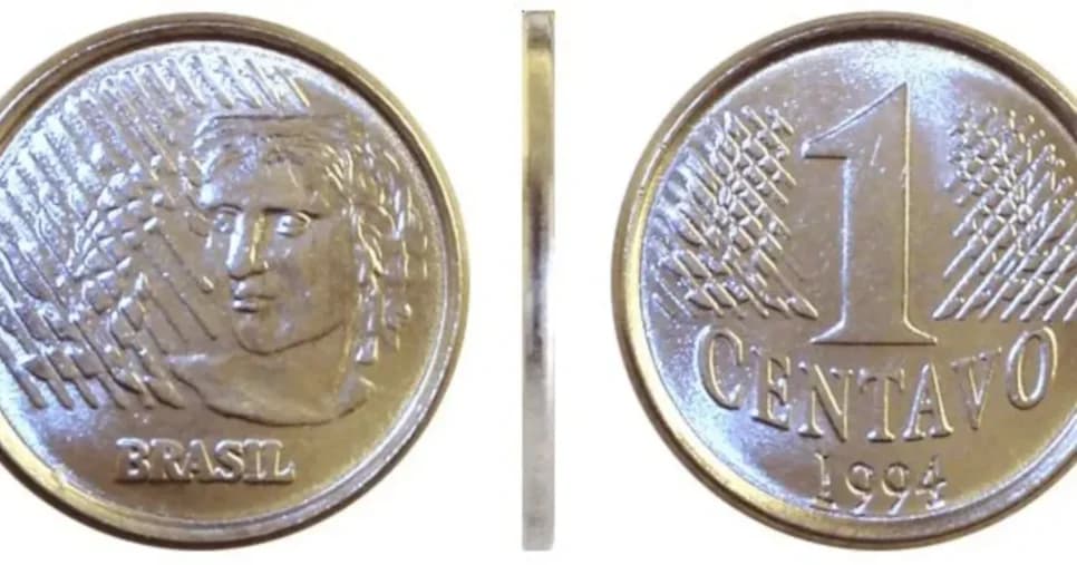 Moeda de 1 centavo - Foto: Montagem