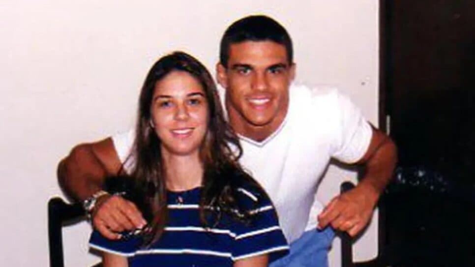 Priscila Belfort com o irmão Vítor (Foto: Reprodução/ Internet)