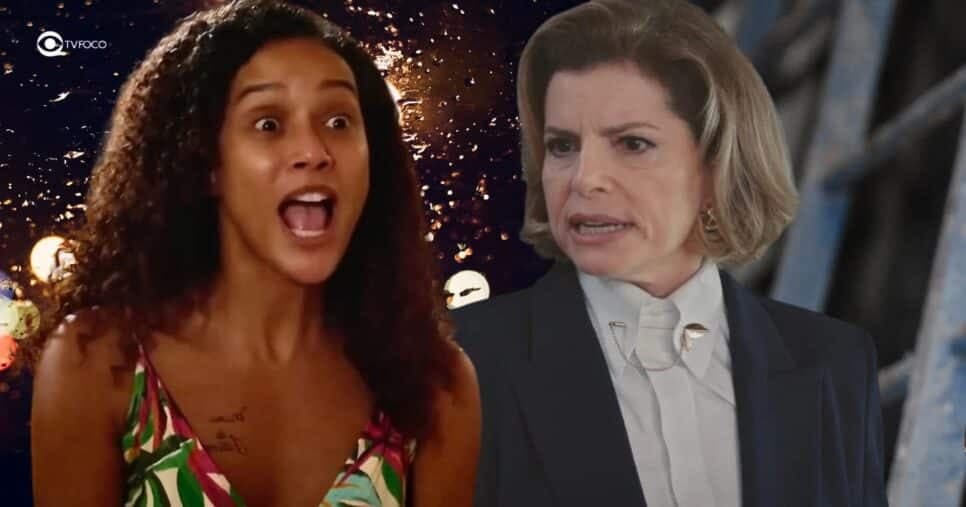 Odete desgraça vida de Raquel, leva surra e rasteira para apodrecer na cadeia em Vale Tudo
