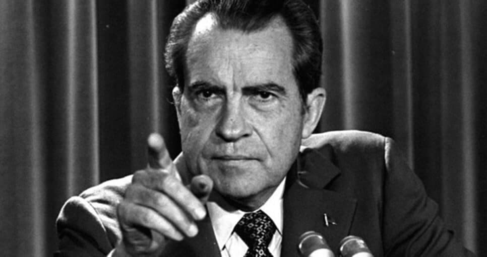 Notícia sobre Richard Nixon foi a última desse âncora global (Foto: Reprodução)