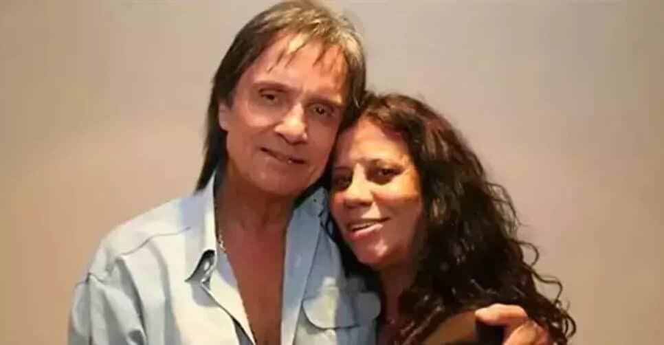 Maria Gladys em reencontro com Roberto Carlos (Foto: Reprodução/ Internet)