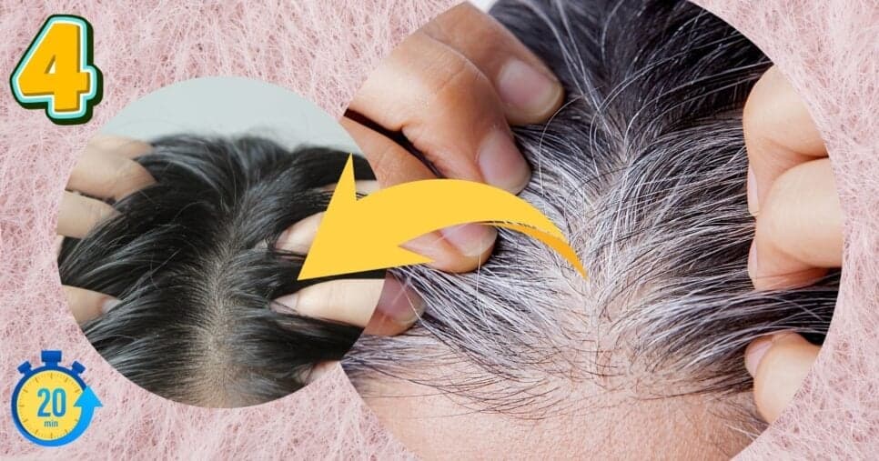 Adeus grisalhos: Mistura caseira com 4 ingredientes põe fim no cabelo branco em 20 minutos
